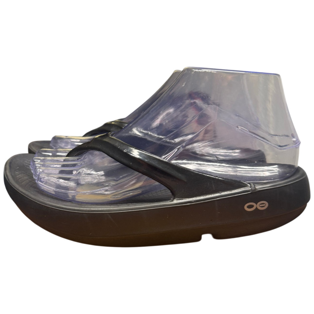 OOFOS OOlala Women's 7 Recovery Sandals Comfort Flip Flops Thong Recovery - Picture 2 of 13
